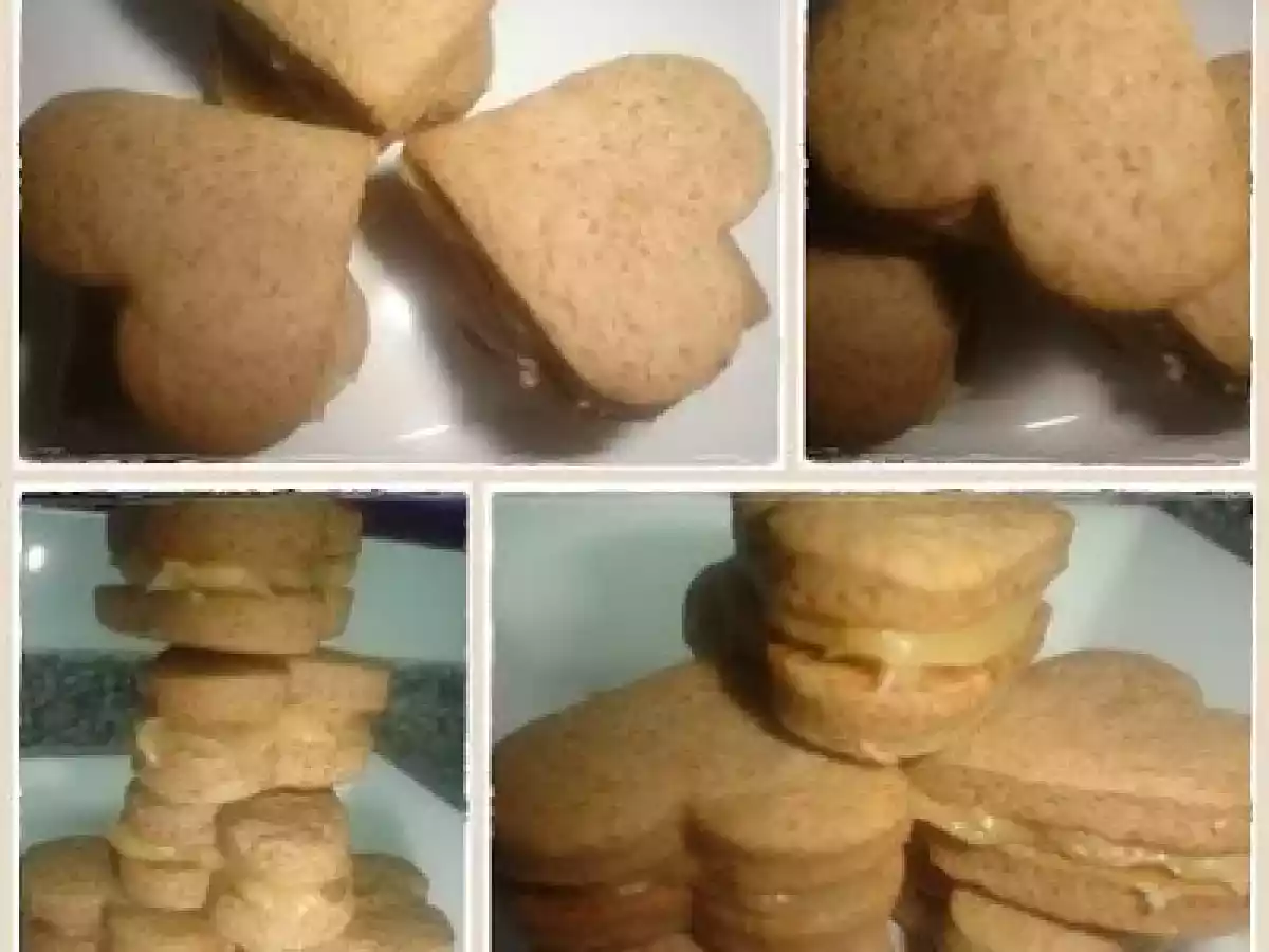 Biscoitos de Alfarroba e Doce de Leite