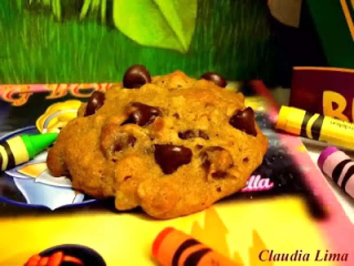 Biscoitos de Banana e Chocolate - foto 2