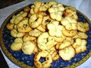Biscoitos de coco e limão