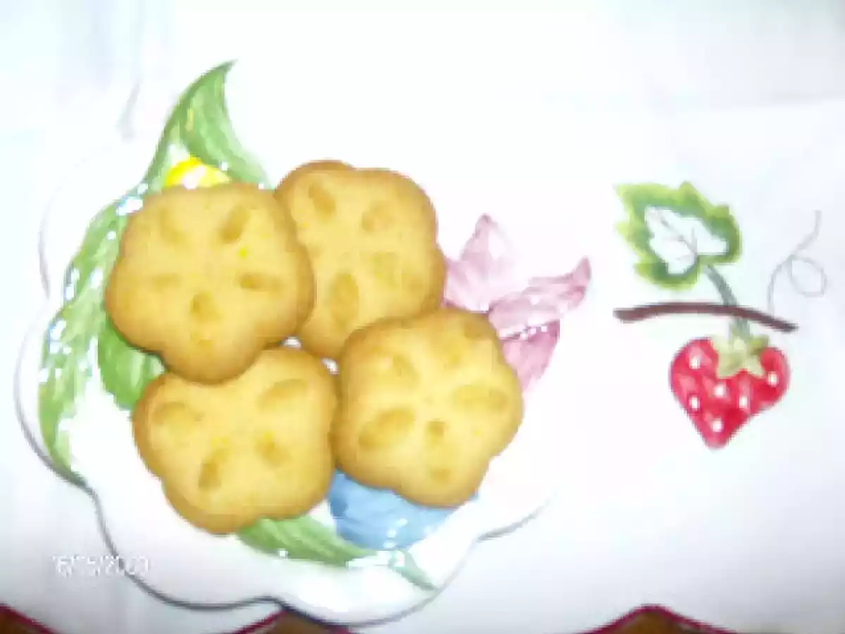 Biscoitos de laranja e coco