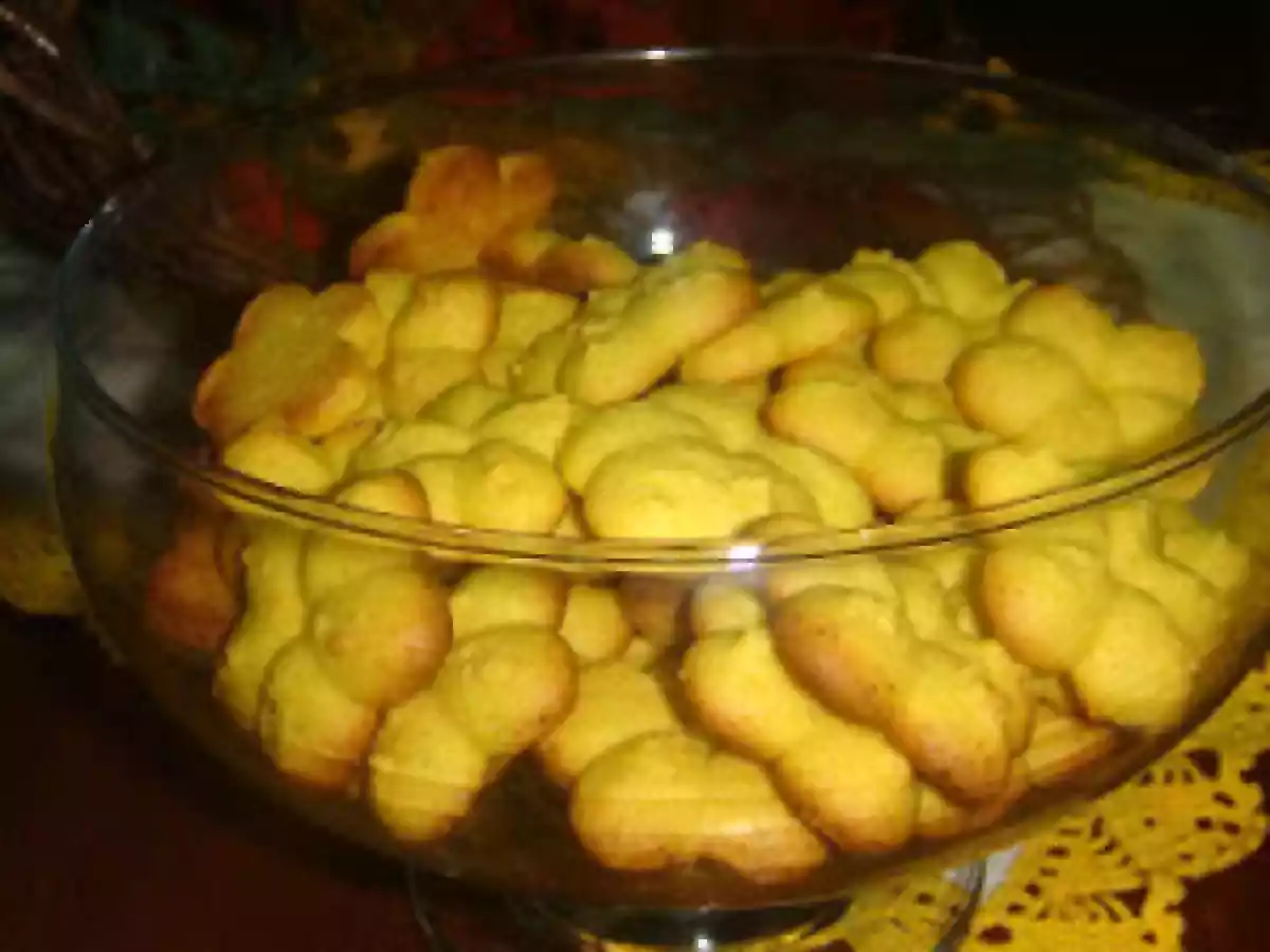 Biscoitos de Manteiga e Custard