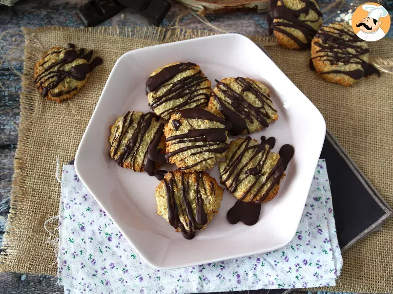 Biscoitos de okara (de aveia) e chocolate, foto 4