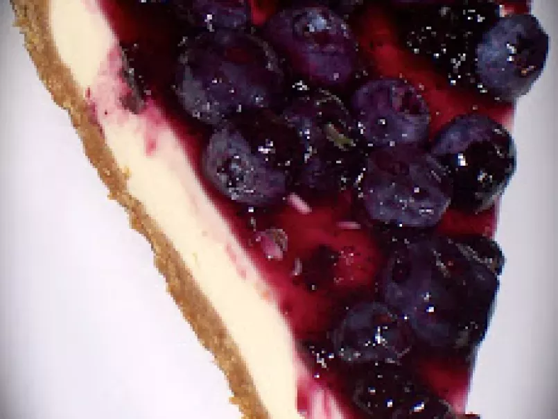 Blueberry Cheesecake / Cheesecake de Mirtilos! - foto 3