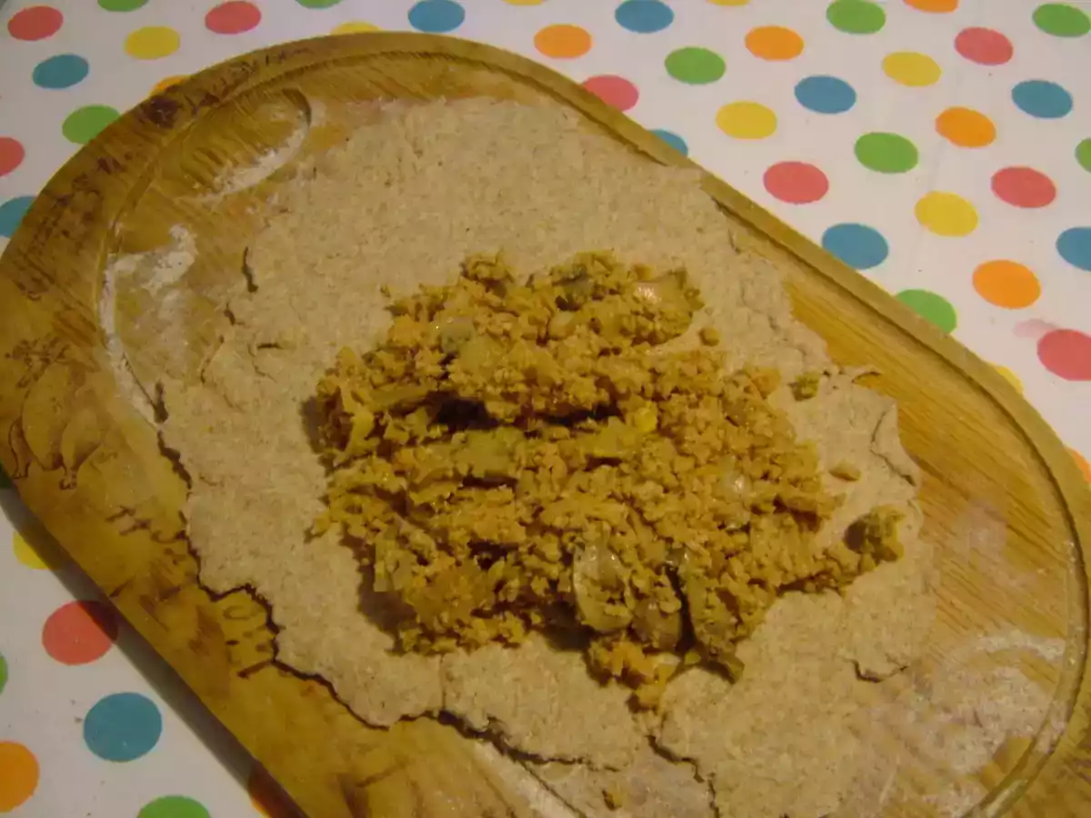 Bola de bolonhesa de soja com cogumelos - foto 3