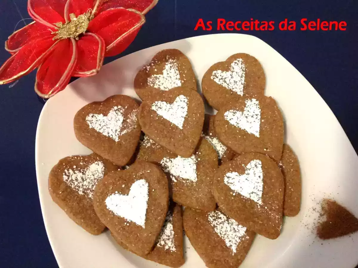 Bolachas Amanteigadas de Chocolate e Canela