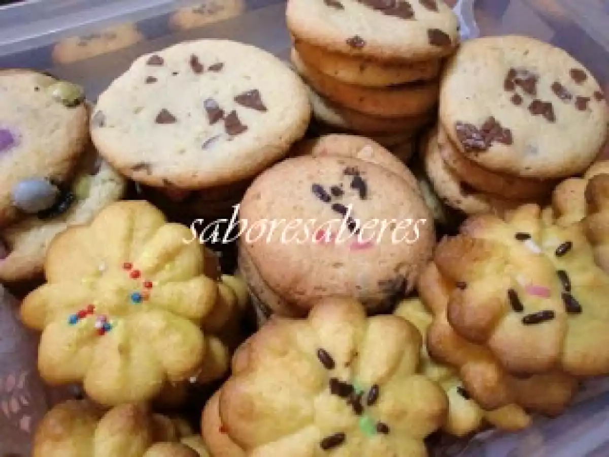 Bolachas Amanteigadas e de Baunilha