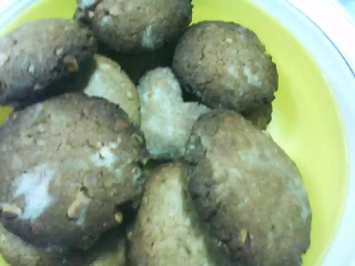 Bolachas de aveia e manteiga de amendoim