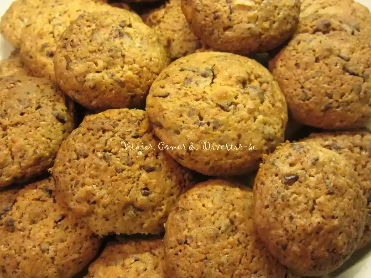Bolachas de Chocolate e Amêndoa