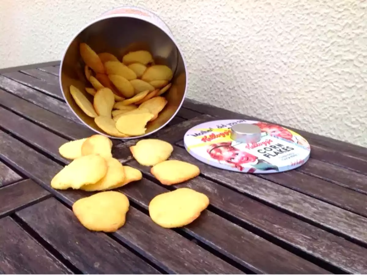 Bolachas italianas de sumo de laranja