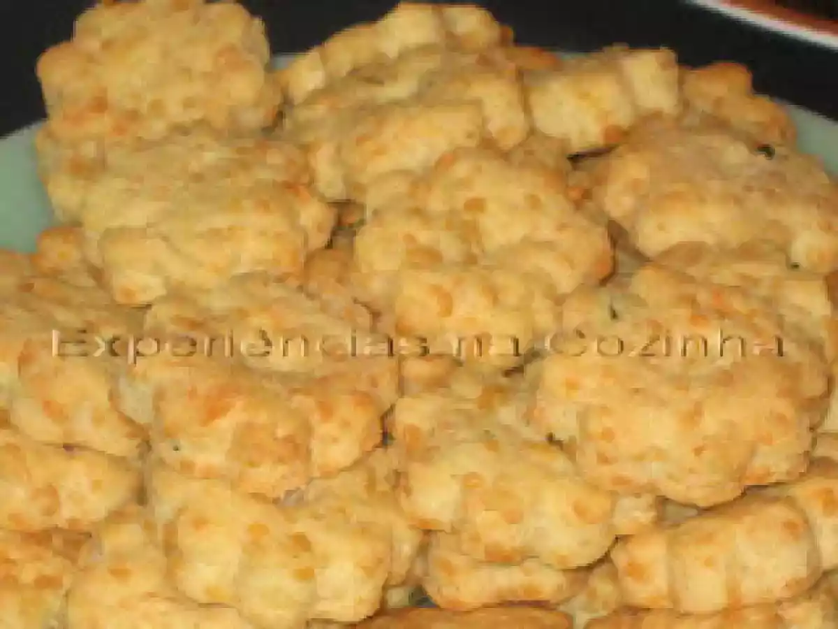 Bolachas queijo e ervas