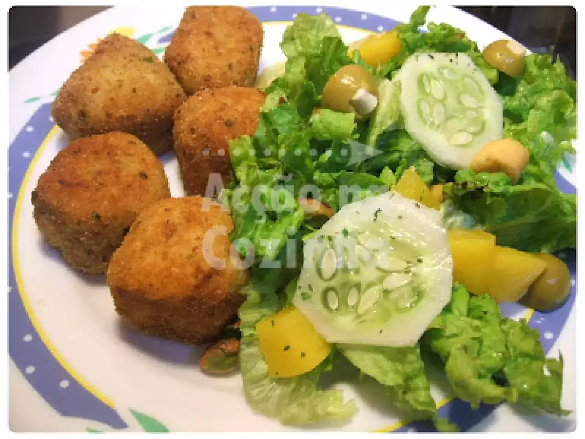Bolinhas de arroz e frango com salada de Verão - foto 4