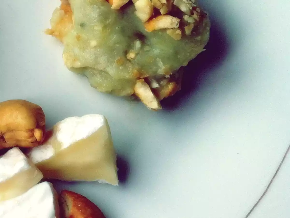 Bolinhas de Batata Doce com Brie