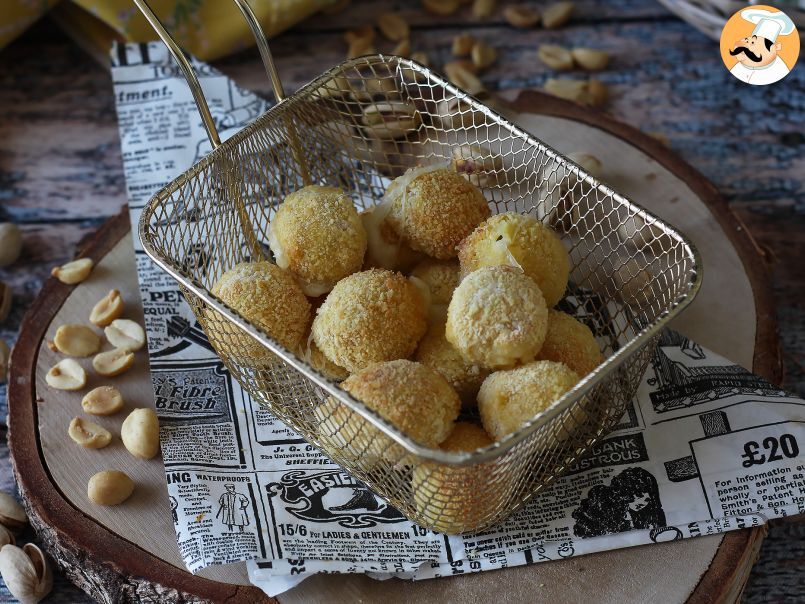 Bolinhas de mussarela (mozzarella) na Air Fryer