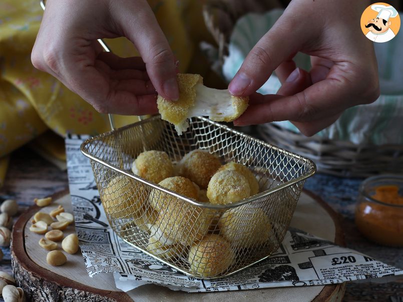 Bolinhas de mussarela (mozzarella) na Air Fryer - foto 4