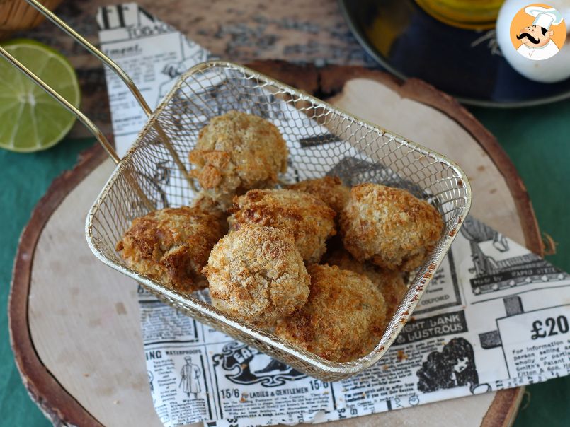 Bolinho de atum crocante na Air Fryer: um aperitivo irresistível!