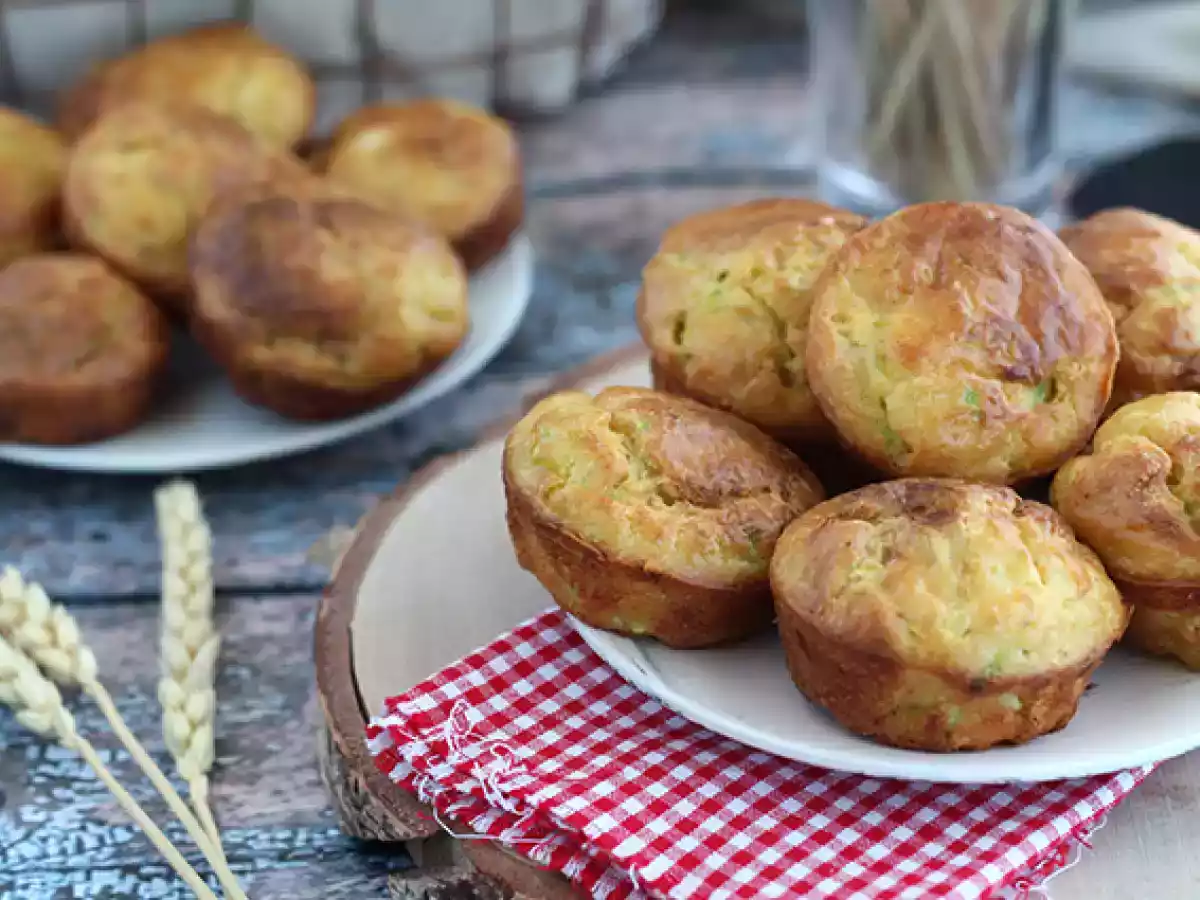 Bolinho de curgete e queijo (muffins salgado de abobrinha) - foto 5
