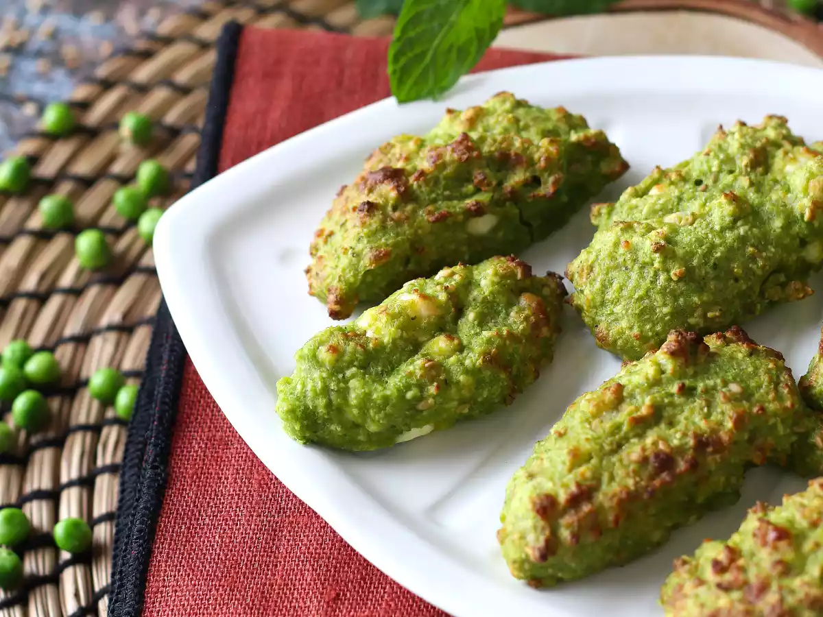 Bolinho de ervilha e queijo feta na Air Fryer: saboroso, saudável e super simples a preparar - foto 2