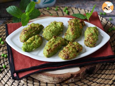 Bolinho de ervilha e queijo feta na Air Fryer: saboroso, saudável e super simples a preparar