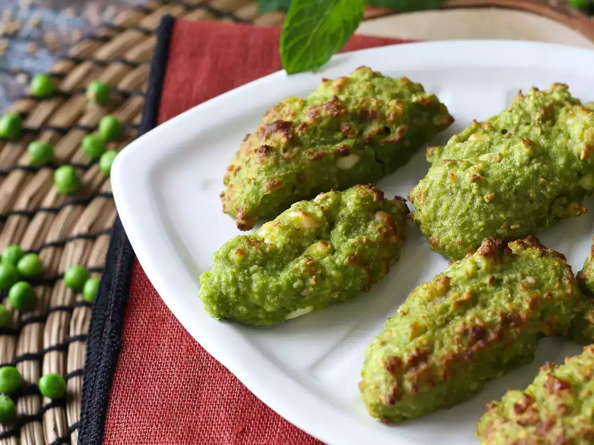 Bolinho de ervilha e queijo feta na Air Fryer: saboroso, saudável e super simples de preparar - foto 2
