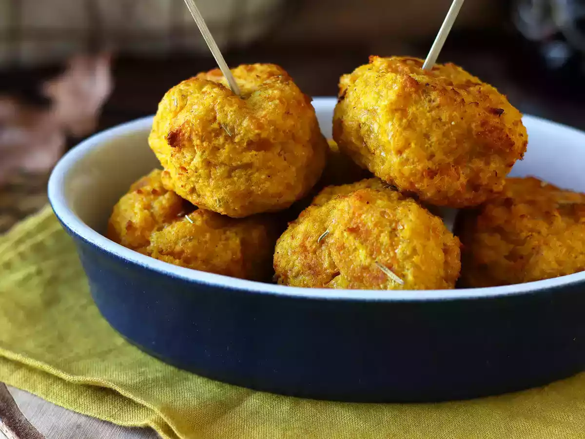 Bolinhos de abóbora na Air Fryer