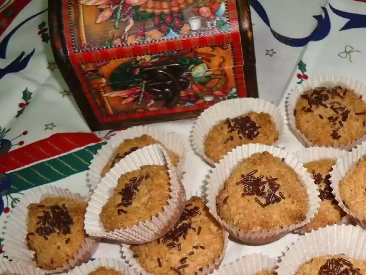 Bolinhos de côco com chocolate - foto 2