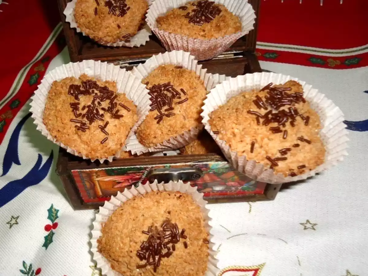 Bolinhos de côco com chocolate - foto 3