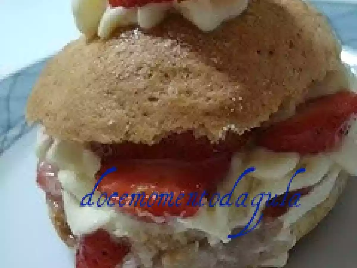 Bolo Americano de Morangos (Shortcake) - foto 2