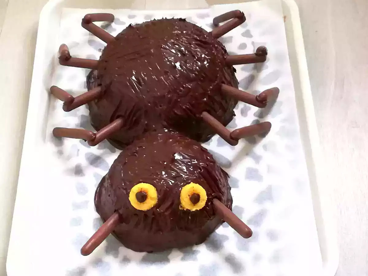 Bolo Aranha-Bolo tangerina-Especial Halloween - foto 2