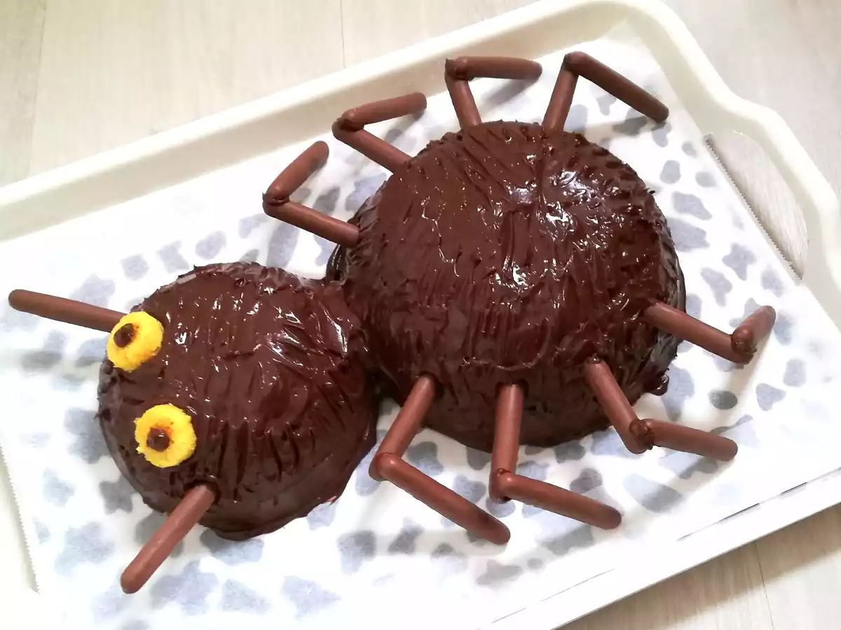 Bolo Aranha-Bolo tangerina-Especial Halloween - foto 3