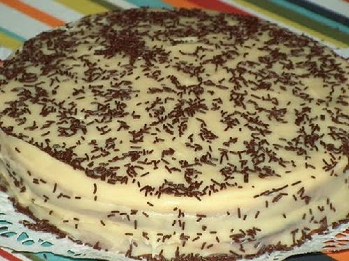 Bolo Brigadeiro de Baunilha