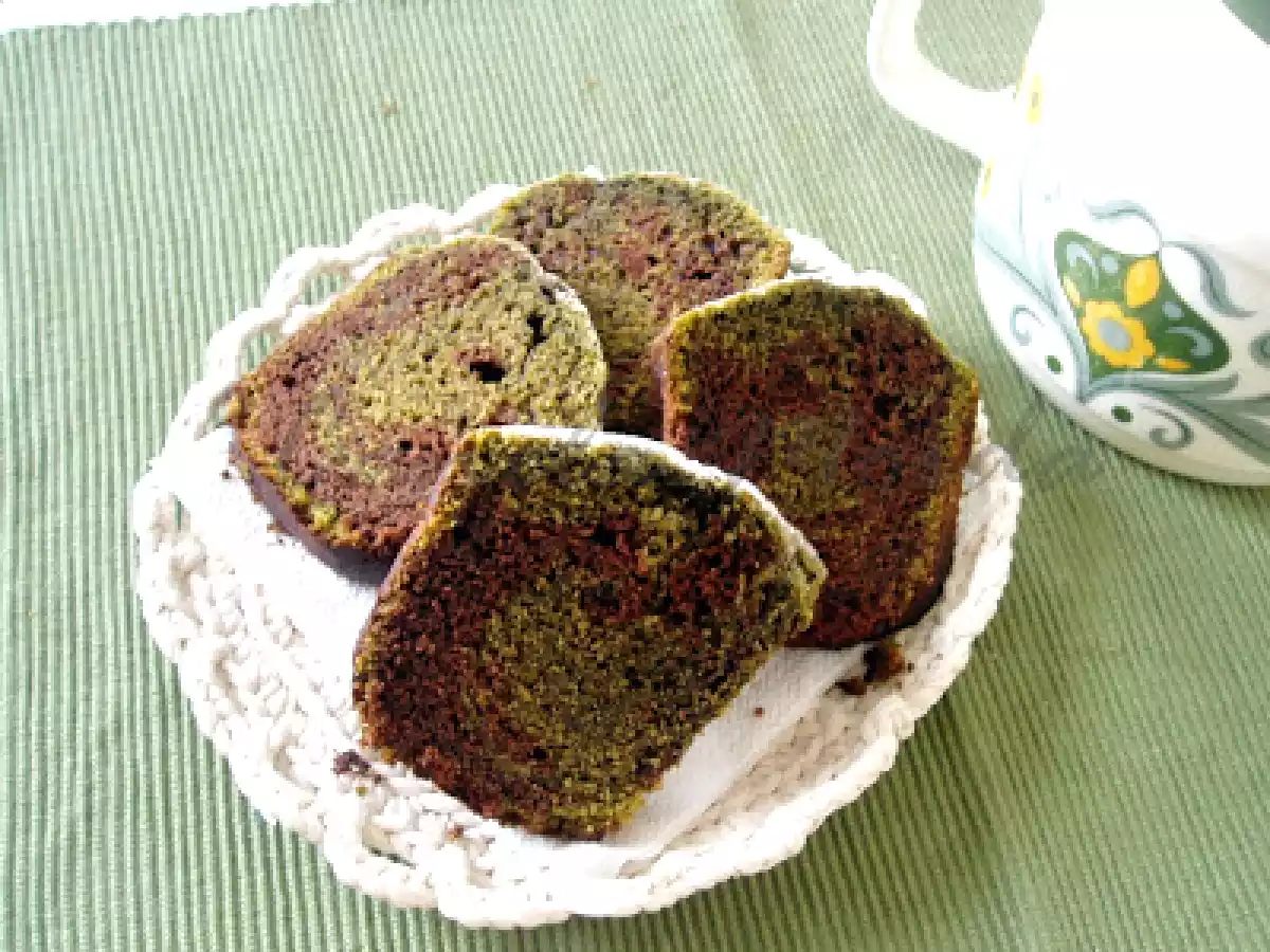 Bolo bundt de matcha e chocolate - foto 2