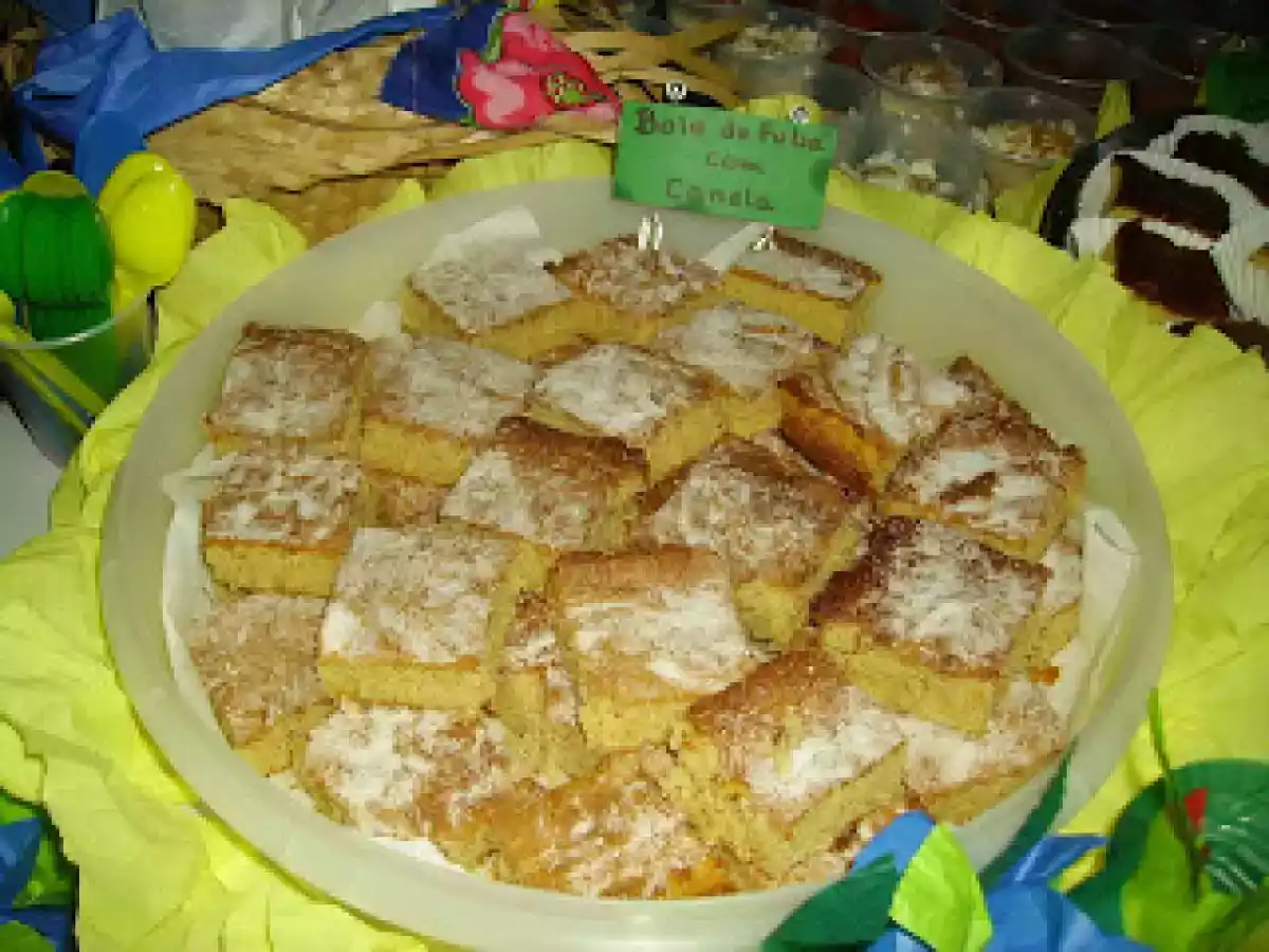 Bolo Chiffon de Fubá