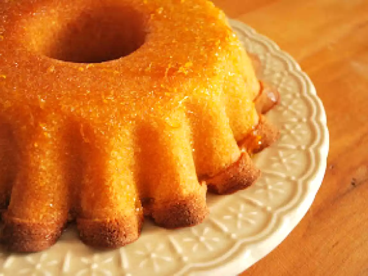 Bolo com limão e laranja