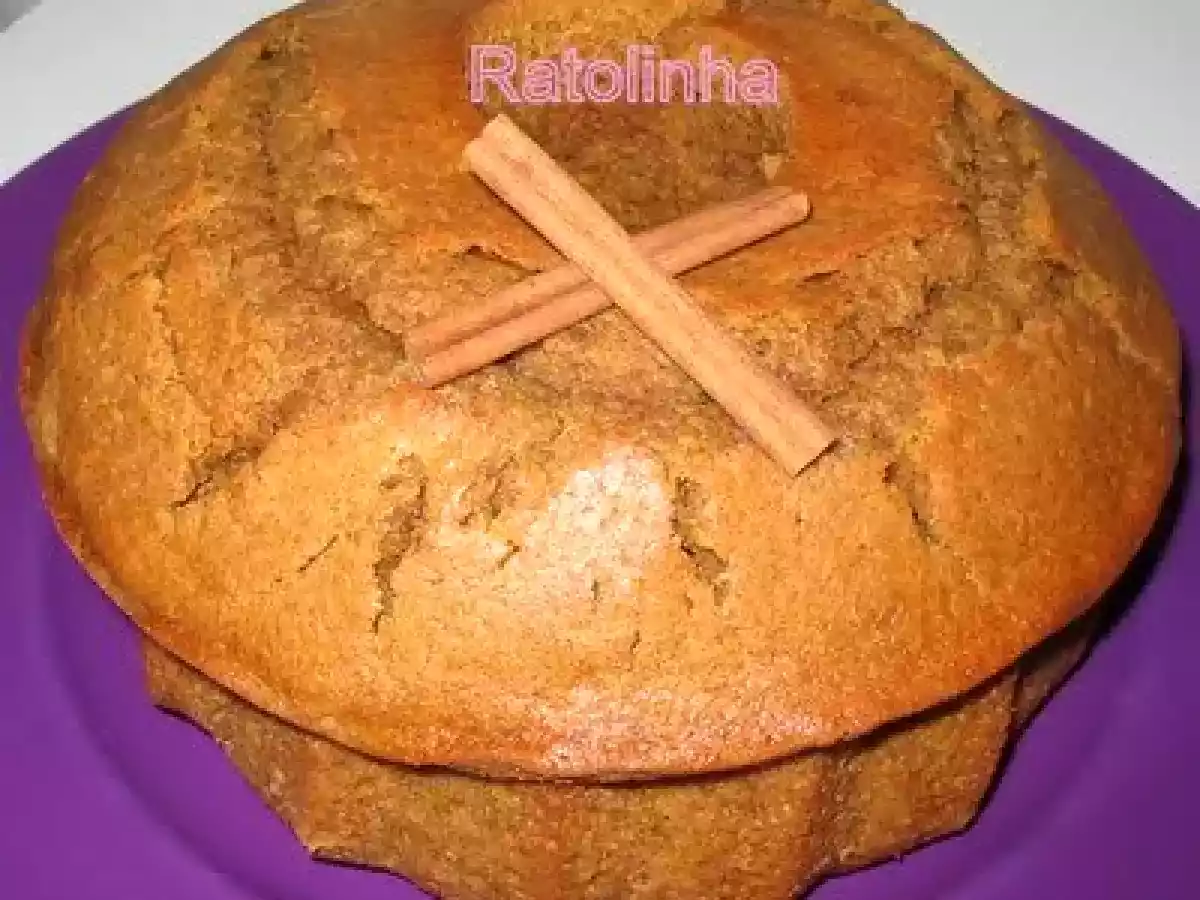 Bolo de Abóbora com Canela
