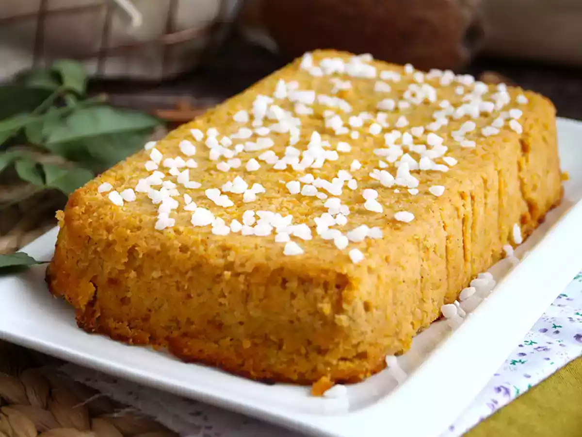 Bolo de abóbora com coco (fácil)