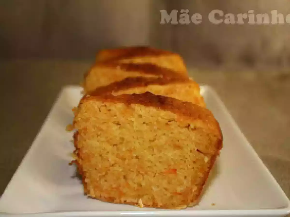 Bolo de Abóbora e Coco