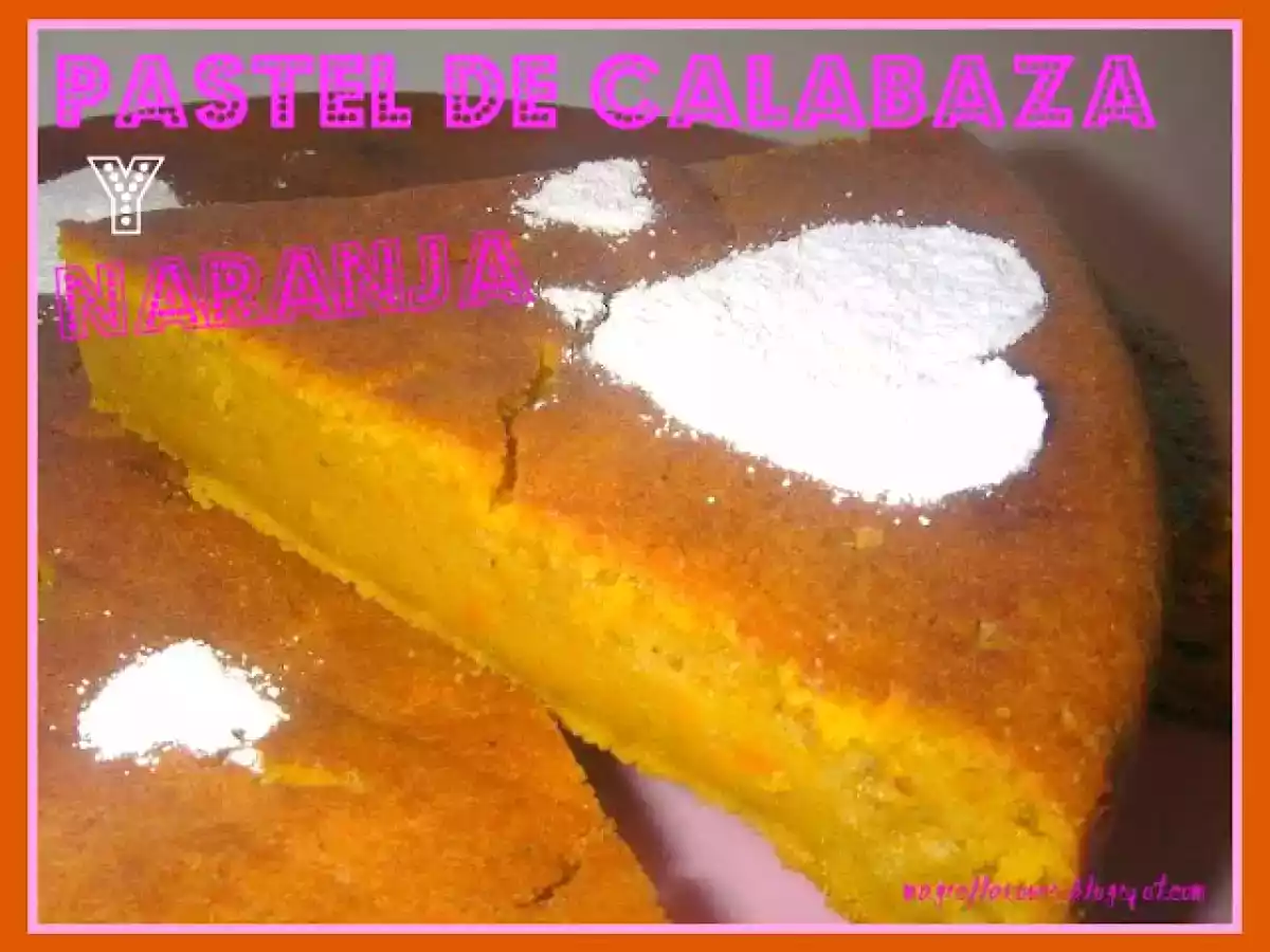 Bolo de abóbora e laranja - foto 3