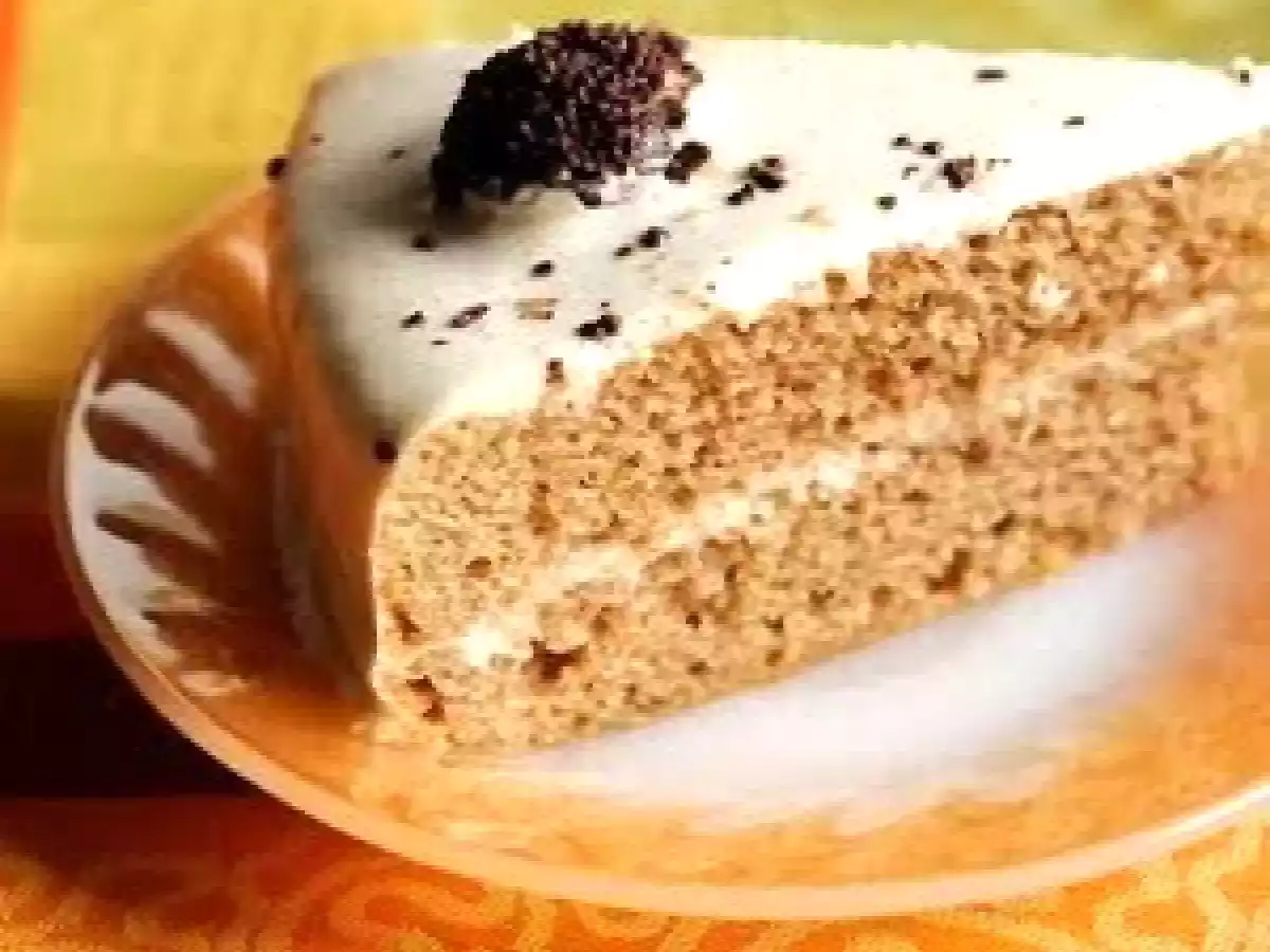 Bolo de Açúcar Amarelo e Canela