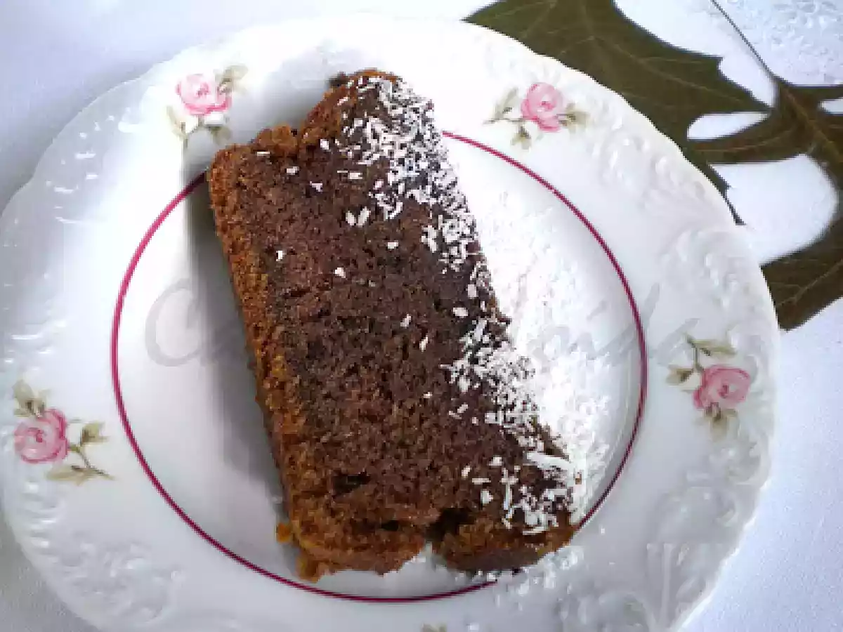 Bolo de alfarroba