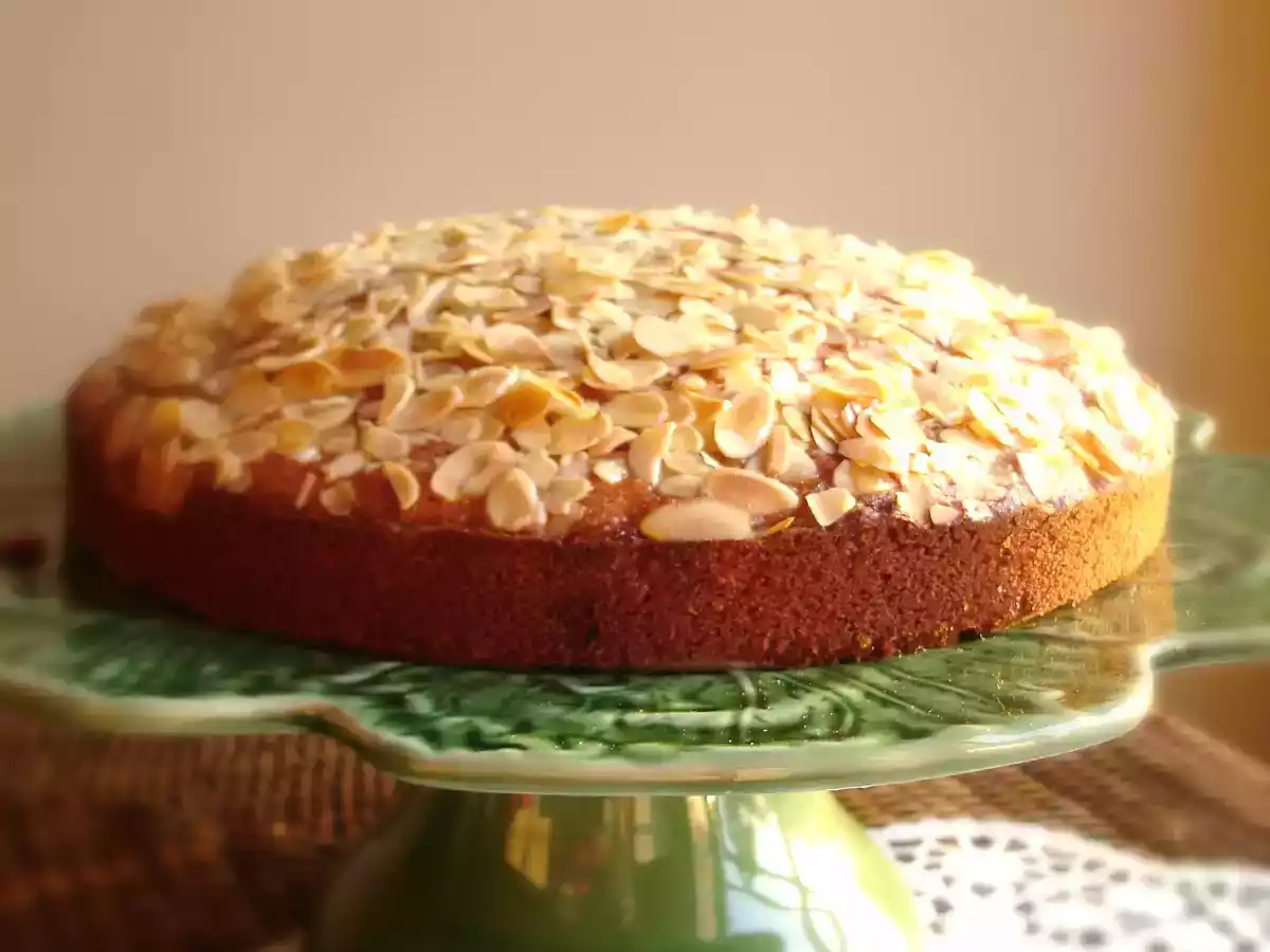 Bolo de amêndoa e mel