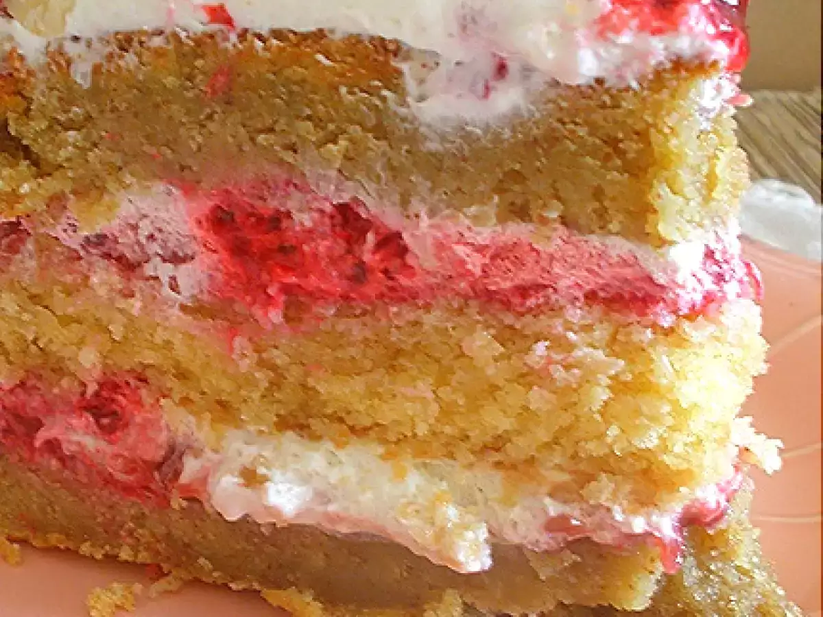Bolo de Amêndoa, Framboesa e Mascarpone - foto 2