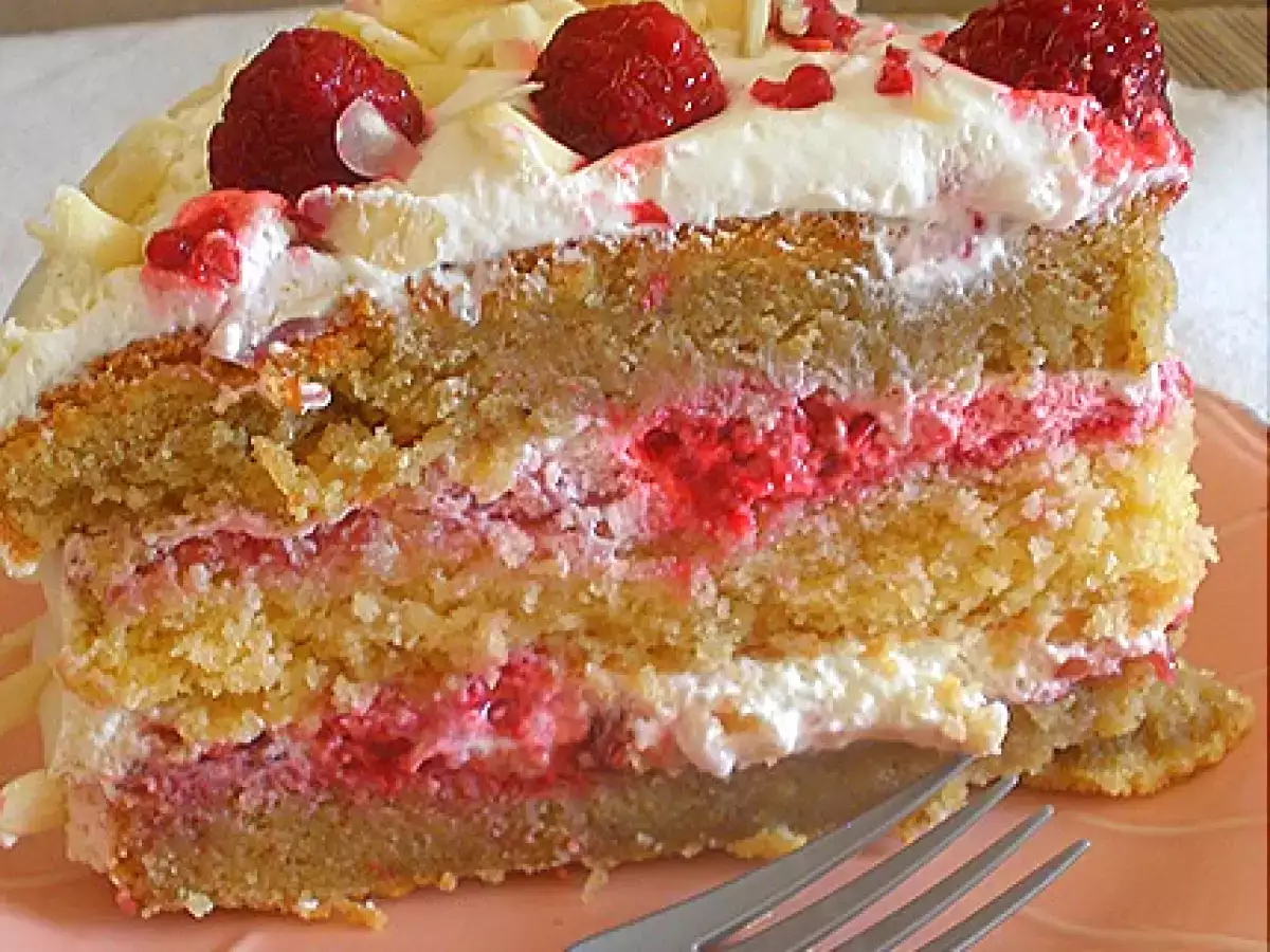Bolo de Amêndoa, Framboesa e Mascarpone - foto 5
