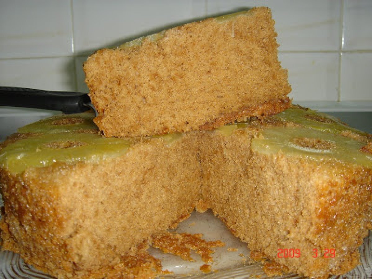 Bolo de Ananás com Chocolate