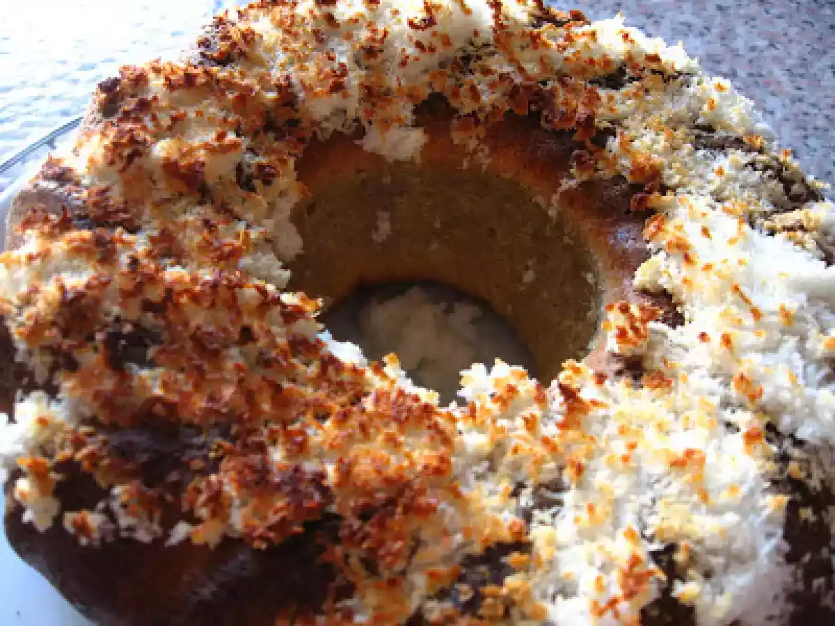 Bolo de Ananás e Coco