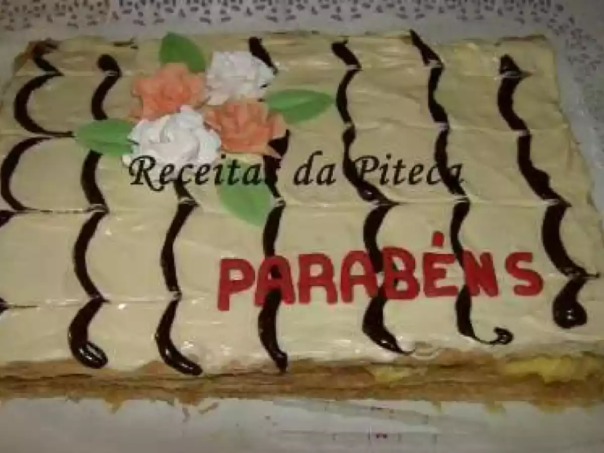 Bolo de aniversário da minha cunhada