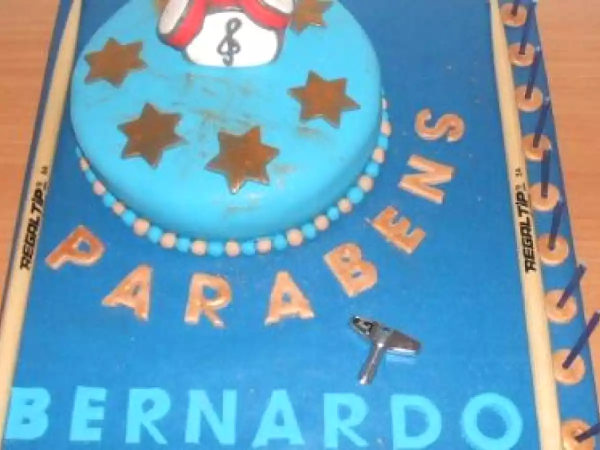 Bolo de Aniversário de Chocolate