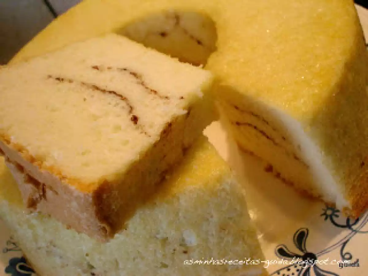 Bolo de Anjo com Canela