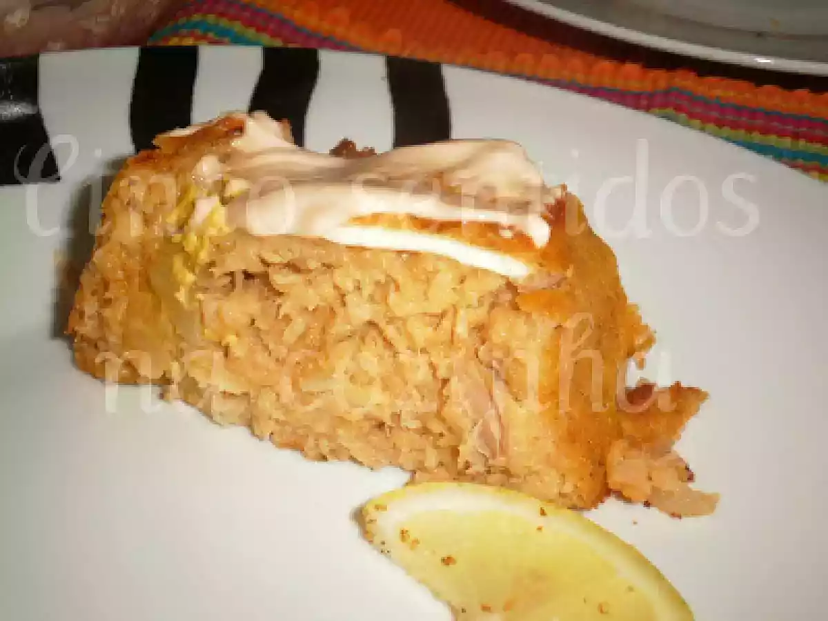 Bolo de atum com ovo