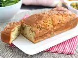 Bolo de azeitonas verdes com queijo e presunto, foto 2