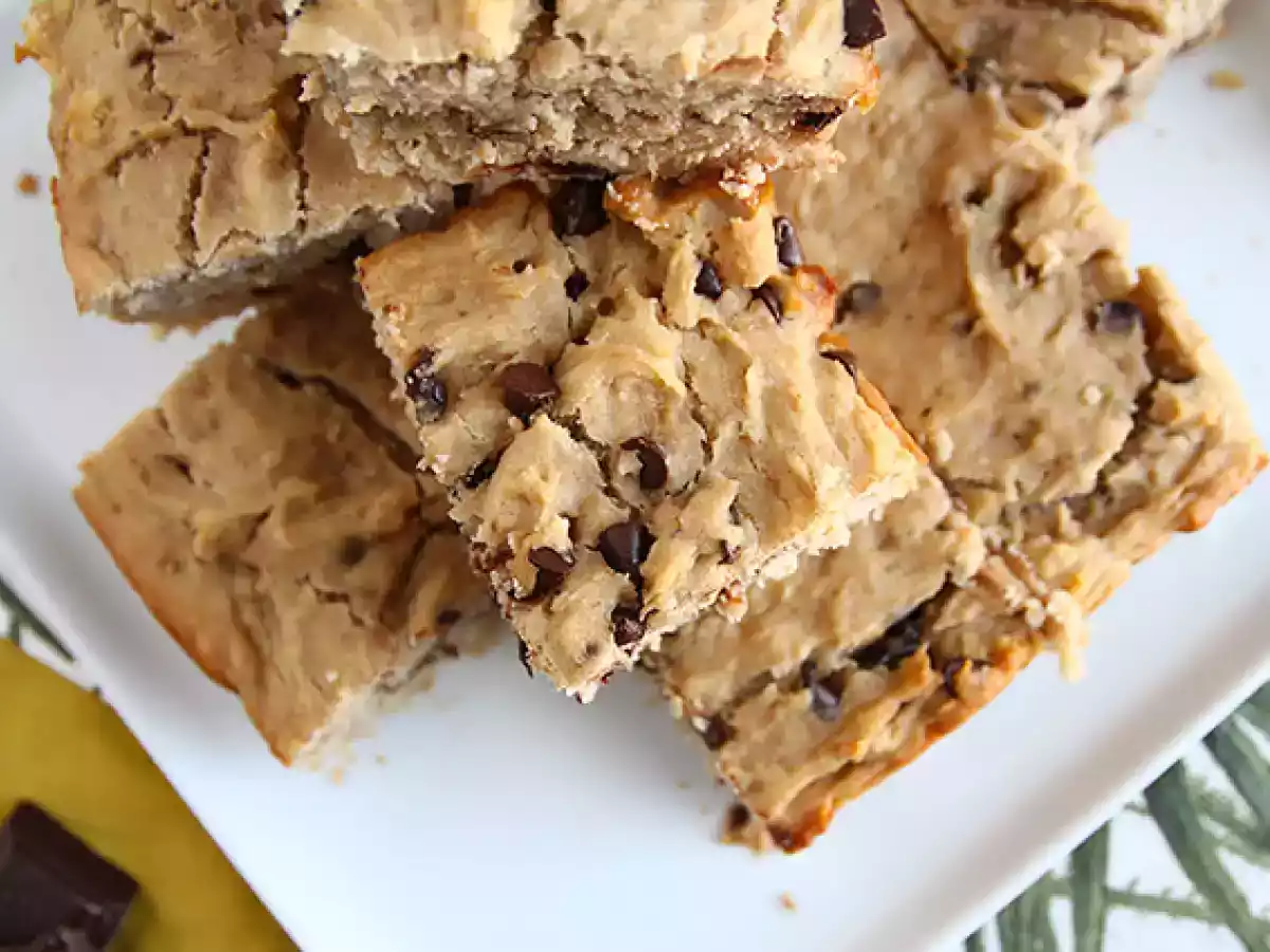 Bolo de banana com chocolate (vegano e sem glúten) - foto 2